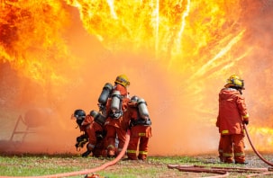 Fire Fighting Teams at plants